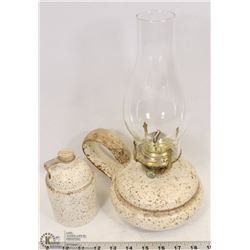 ROGERS MATCHING SET OIL LAMP #308