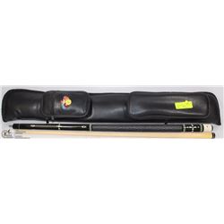 RAGE 607 TWO PC POOL CUE STICK W/CASE