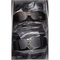BOX OF NEW DESIGNER SUNGLASSES