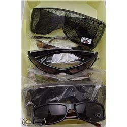 BOX OF NEW DESIGNER SUNGLASSES
