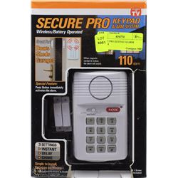 SECURE PRO KEYPAD ALARM SYSTEM