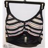 Image 1 : LADIES ORANGE STRIPED SWIMWEAR TOP SIZE 1X