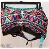 Image 1 : LADIES MOSAIC PRINT SWIMWEAR TOP SIZE 2X