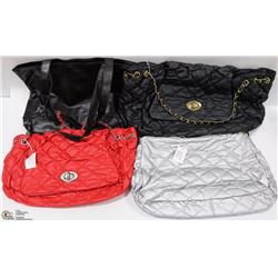 LOT OF 4 NEW PURSES