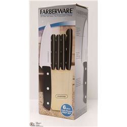 NEW 6 PIECE FARBERWARE KNIFE SET