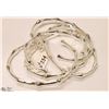 Image 1 : 5PCS ALL SILVER PLATED BRACELETS