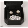 Image 1 : STERLING SILVER .925 EARRINGS PEARL