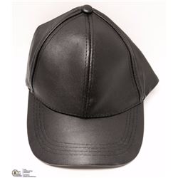 GLOVANNI NAVARRE GENUINE LEATHER BLACK HAT