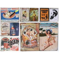 FEATURED ITEMS: TIN SIGNS
