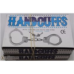 2 PAIRS OR NEW HANDCUFFS