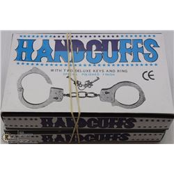 2 PAIRS OR NEW HANDCUFFS