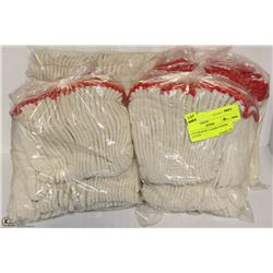 4 BUNDLES OF 12 PAIRS OF WORK GLOVES