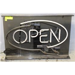 NEON OPEN SIGN 24X16