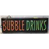 Image 1 : "BUBBLE DRINK" SIGN