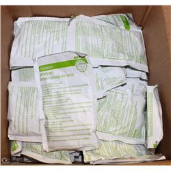 BOX OF DELIMER PACKAGES