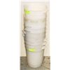 Image 1 : STACK OF 9 PLASTIC PAILS