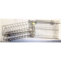 LOT OF 5 METAL SHELVES