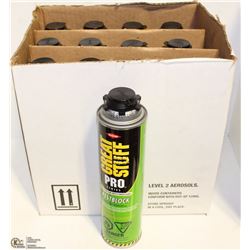 12 CANS DOW GREATSTUFF PESTBLOCK PRO SPRAY-FOAM