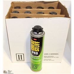12 CANS DOW GREATSTUFF PESTBLOCK PRO SPRAY-FOAM