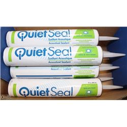 CASE OF 8 TUBES OF QUIET SEAL ACOUSTIC SEALANT