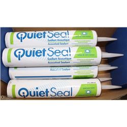 CASE OF 8 TUBES OF QUIET SEAL ACOUSTIC SEALANT