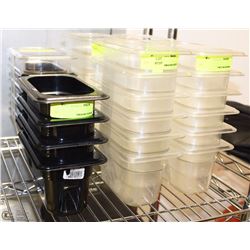 LOT OF 33 SMALL CONDIMENT-INSERTS