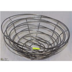 LOT OF 2 CHROME BASKETS