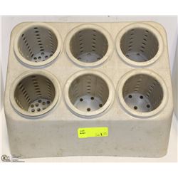 PLASTIC CUTLERY HOLDER-6 SLOTS