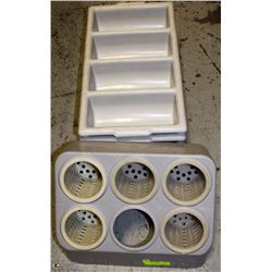 LOT OF ASST CUTLERY TRAY & HOLDER
