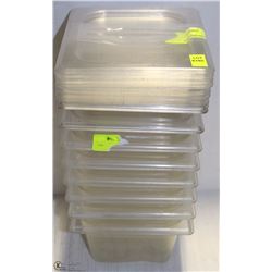 LOT OF 8 COLD-INSERTS W/ LIDS