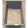 Image 1 : SINGLE HEAVY-DUTY STACKABLE TRAY