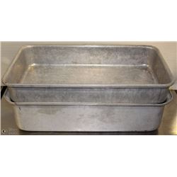 LOT OF TWO 20" BAKING PANS