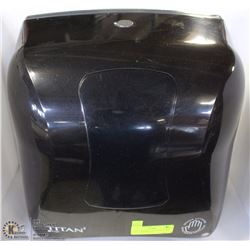 TITAN SENSOR ACTIVATED TOWEL DISPENSER, BLACK