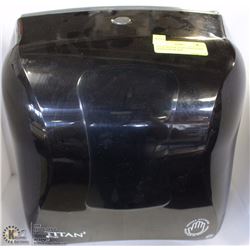 TITAN SENSOR ACTIVATED TOWEL DISPENSER, BLACK