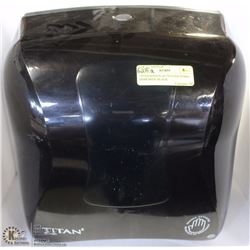 TITAN SENSOR ACTIVATED TOWEL DISPENSER, BLACK