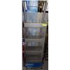 Image 1 : 4 TIER STORE DISPLAY RACK ON WHEELS