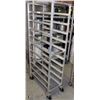Image 1 : 6FT MOBILE ALUMINIUM RACK-10 SHELVES