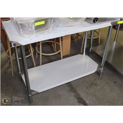 ME-20# 24"X48" S/S WORK TOP TABLE W/ GALVANIZED
