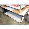 Image 1 : ME-22# 30"X72" S/S WORK TOP TABLE W/ GALVANIZED
