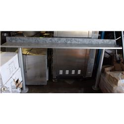 11"X90" COUNTER SHELF WITH BACK SPLASH