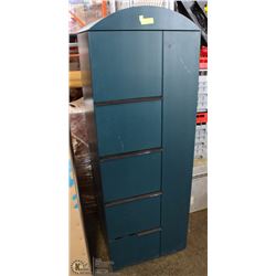 ORGANIZER CABINET WITH FILE DRAWERS AND LOCKER