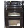 Image 1 : GE GLASS TOP CONVECTION STOVE W/ DOUBLE OVEN