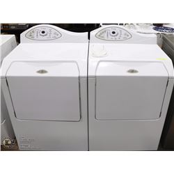 MAYTAG NEPTUNE WHITE WASHER/DRYER SET