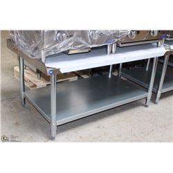 ME-08# 30"X48" S/S EQUIPMENT STAND W/ GALVANIZED