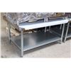Image 1 : ME-08# 30"X48" S/S EQUIPMENT STAND W/ GALVANIZED