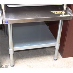 ME-09# 30"X24" S/S EQUIPMENT STAND W/ GALVANIZED