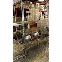 82" NSF COMMERCIAL STORAGE RACK WITH 5 SHELVES