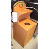 Image 1 : CUSTOMER WASTE STATION W/ TRAY HOLDER AND MOUNTED