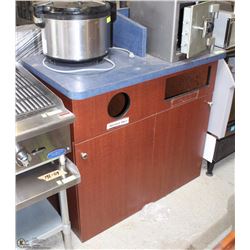 DUAL CUSTOMER WASTE/RECYCLE STATION