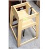 Image 1 : LIGHT BROWN SINGLE HIGHCHAIR H:29"